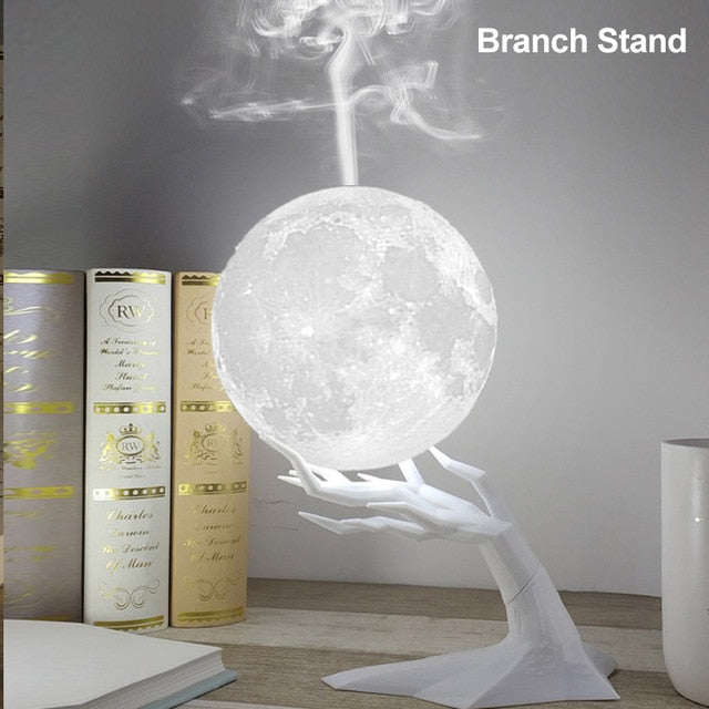 3D Moon Night Light Essential Oil Diffuser